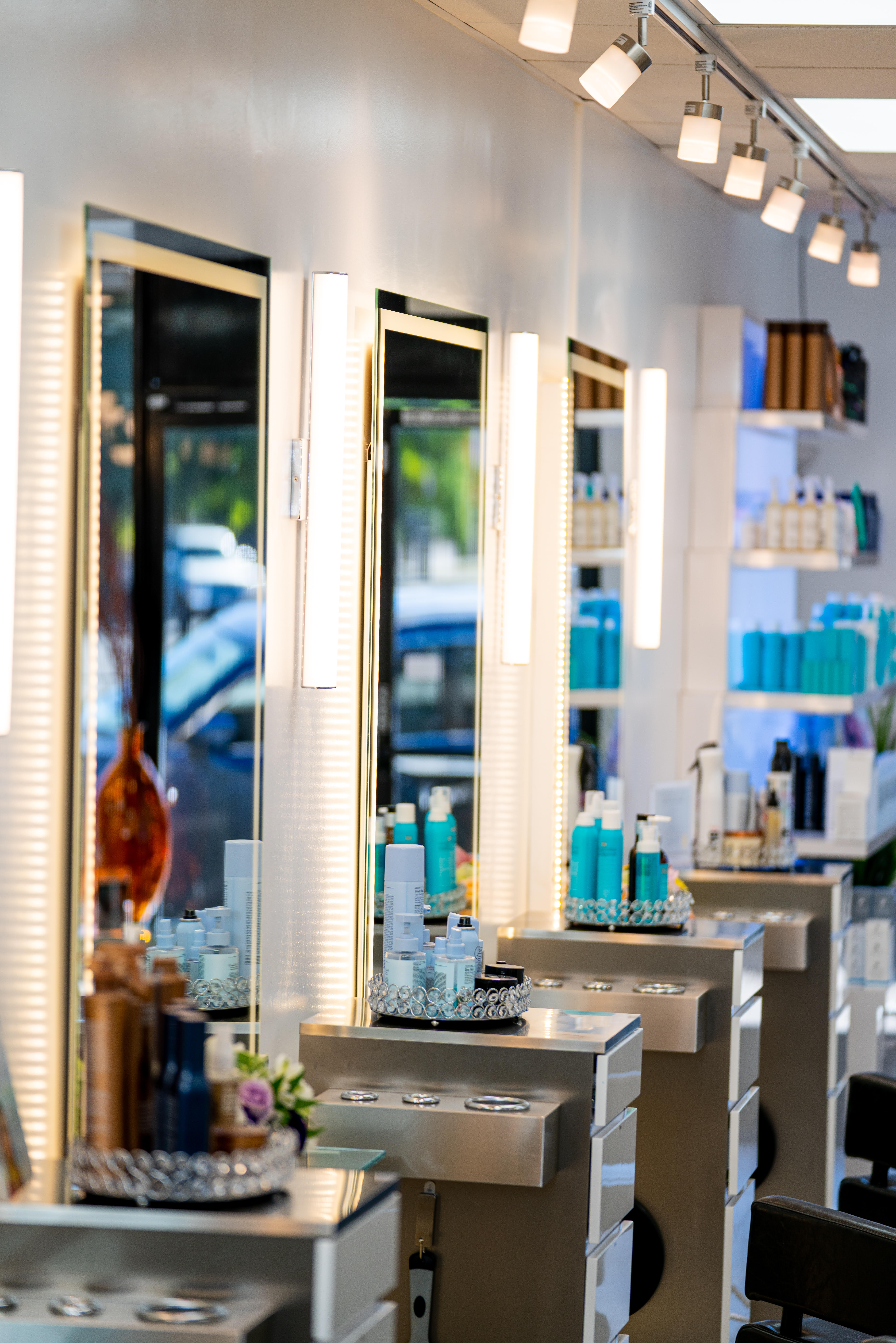 The Nardeen Hair Studio salon interior